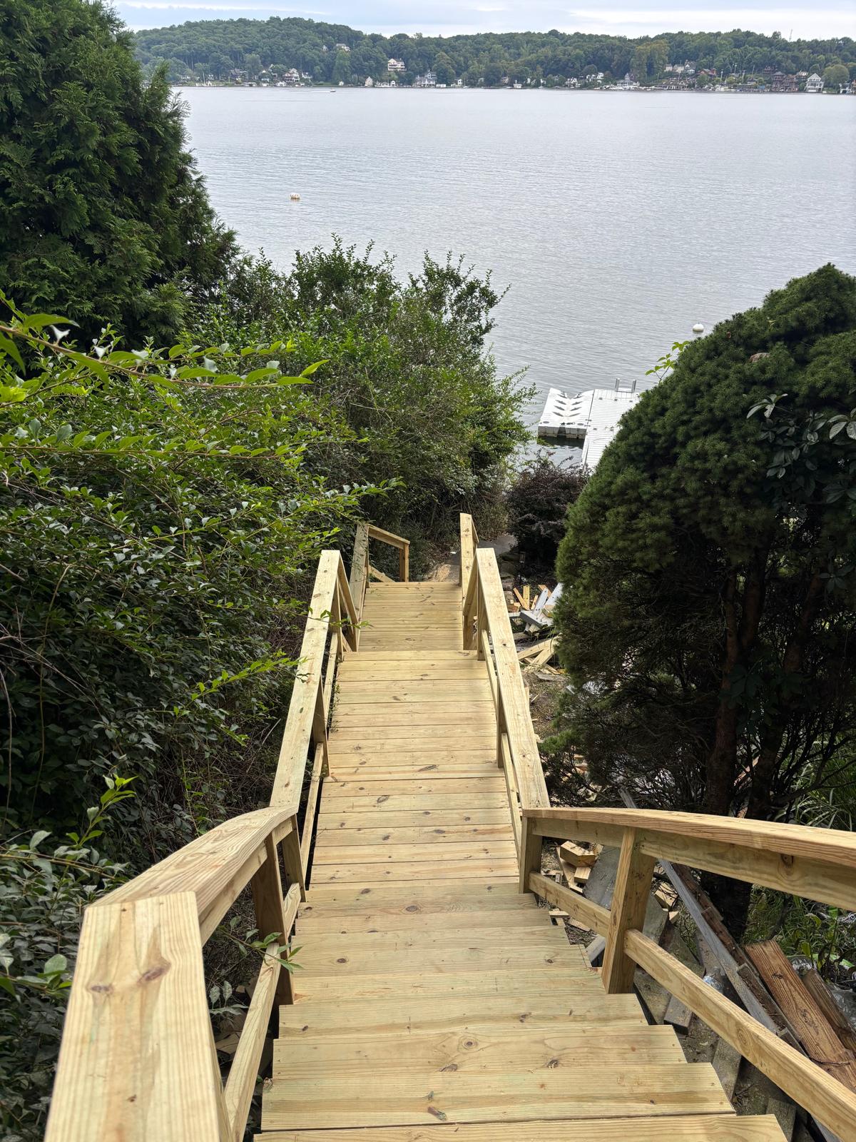 Custom deck project in New Jersey